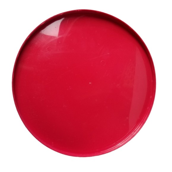 Vintage Christmas Bucket w Lid metal handle Holiday Shamrock Ind 5 Qt Teddy Bear - Picture 10 of 11